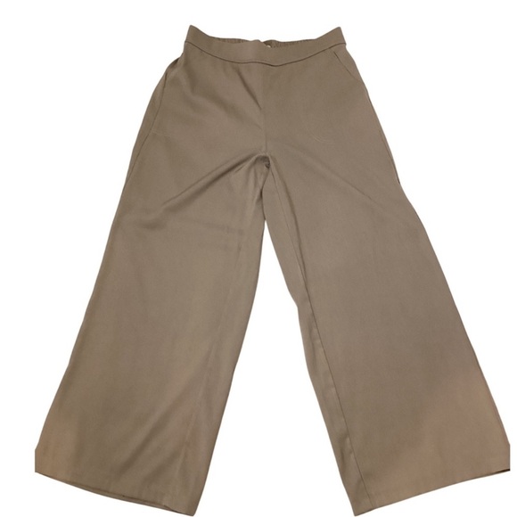 Max Studio Pants - MAX STUDIO Wide Leg Pants Beige - with Elastic Waist Women's XL
